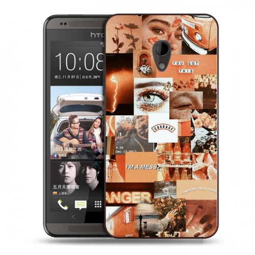 Дизайнерский пластиковый чехол для HTC Desire 700 Коллаж