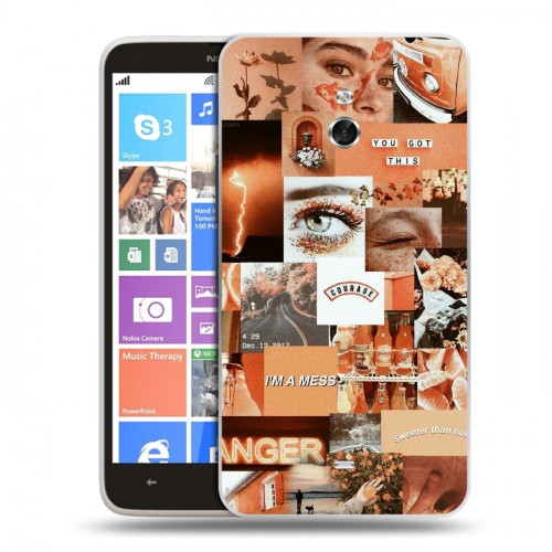 Дизайнерский пластиковый чехол для Nokia Lumia 1320 Коллаж