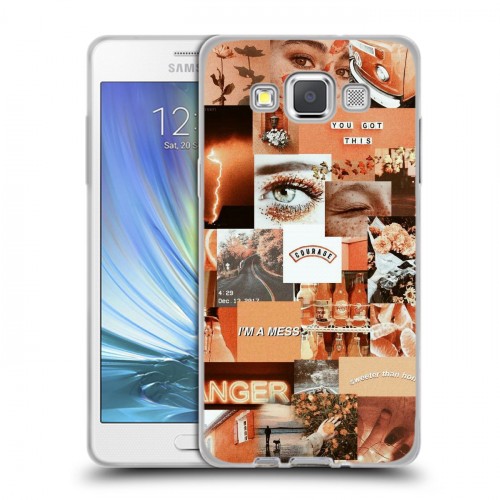Дизайнерский пластиковый чехол для Samsung Galaxy A5 Коллаж