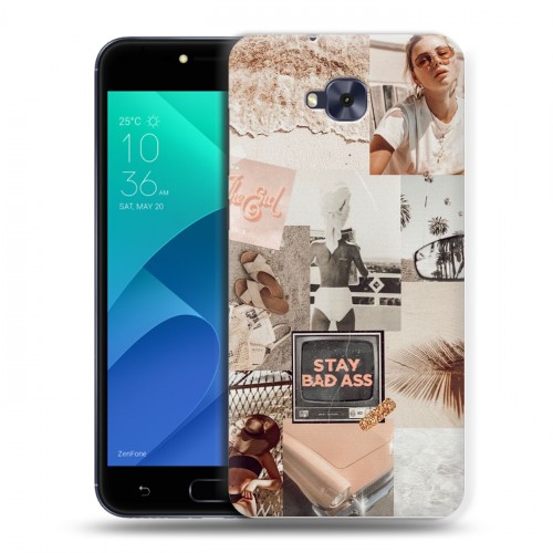 Дизайнерский пластиковый чехол для ASUS ZenFone 4 Selfie Коллаж
