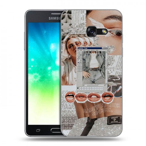 Дизайнерский силиконовый с усиленными углами чехол для Samsung Galaxy A3 (2017) Коллаж