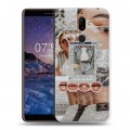 Дизайнерский пластиковый чехол для Nokia 7 Plus Коллаж