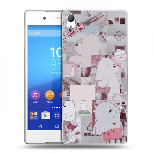 Дизайнерский пластиковый чехол для Sony Xperia Z3+ Коллаж