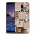 Дизайнерский пластиковый чехол для Nokia 7 Plus Коллаж