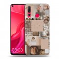 Дизайнерский пластиковый чехол для Huawei Nova 4 Коллаж