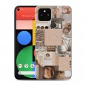 Дизайнерский пластиковый чехол для Google Pixel 5 Коллаж