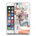 Дизайнерский силиконовый чехол для Iphone 6 Plus/6s Plus Коллаж