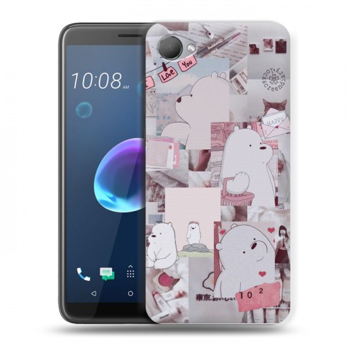 Дизайнерский пластиковый чехол для HTC Desire 12 Коллаж