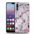 Дизайнерский силиконовый с усиленными углами чехол для Huawei P20 Pro Коллаж