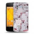 Дизайнерский пластиковый чехол для LG Google Nexus 4 Коллаж