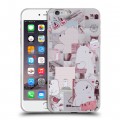 Дизайнерский силиконовый чехол для Iphone 6 Plus/6s Plus Коллаж