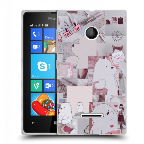 Дизайнерский пластиковый чехол для Microsoft Lumia 435 Коллаж