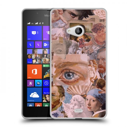 Дизайнерский пластиковый чехол для Microsoft Lumia 540 Коллаж