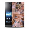 Дизайнерский пластиковый чехол для Sony Xperia S Коллаж