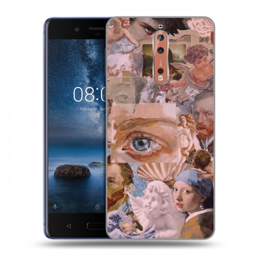 Дизайнерский пластиковый чехол для Nokia 8 Коллаж