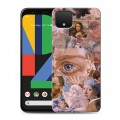 Дизайнерский пластиковый чехол для Google Pixel 4 Коллаж