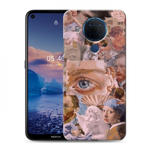 Дизайнерский силиконовый чехол для Nokia 5.4 Коллаж