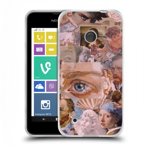 Дизайнерский пластиковый чехол для Nokia Lumia 530 Коллаж