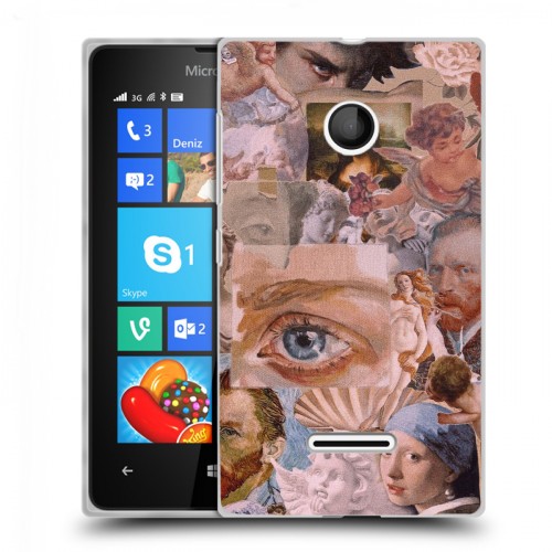 Дизайнерский пластиковый чехол для Microsoft Lumia 435 Коллаж