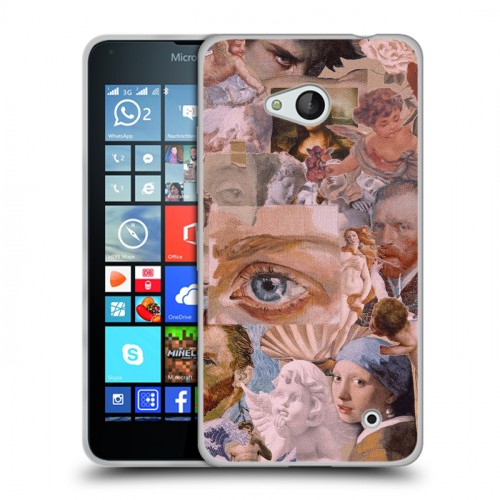 Дизайнерский пластиковый чехол для Microsoft Lumia 640 Коллаж