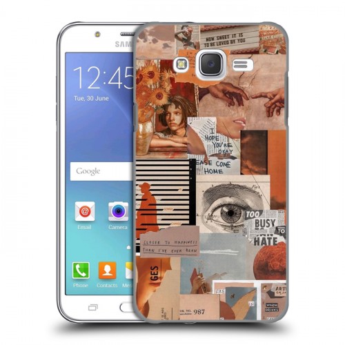 Дизайнерский пластиковый чехол для Samsung Galaxy J5 Коллаж