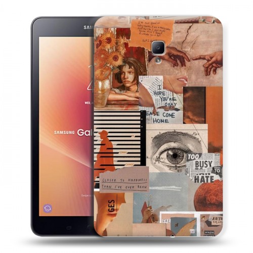 Дизайнерский силиконовый чехол для Samsung Galaxy Tab A 8.0 (2017) Коллаж