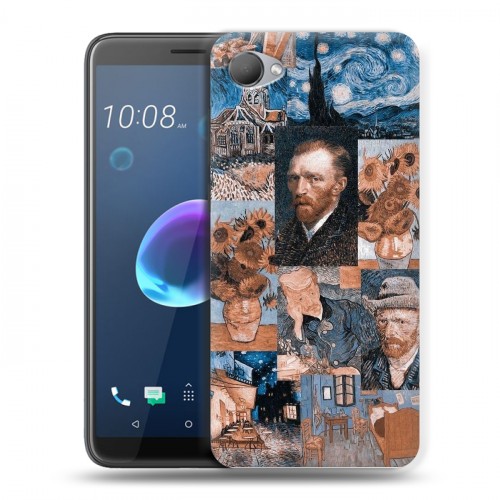 Дизайнерский пластиковый чехол для HTC Desire 12 Коллаж