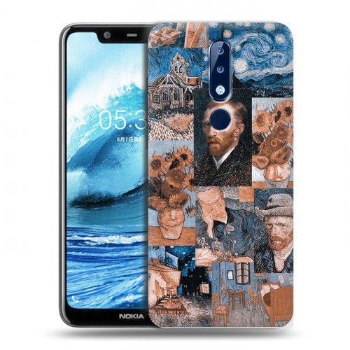 Дизайнерский силиконовый чехол для Nokia 5.1 Plus Коллаж