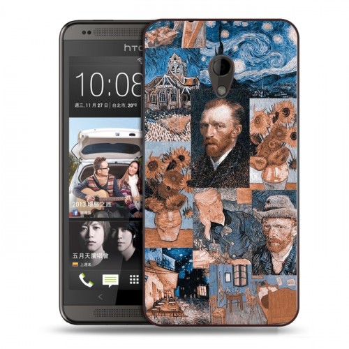 Дизайнерский пластиковый чехол для HTC Desire 700 Коллаж