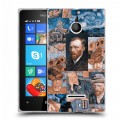 Дизайнерский пластиковый чехол для Microsoft Lumia 435 Коллаж