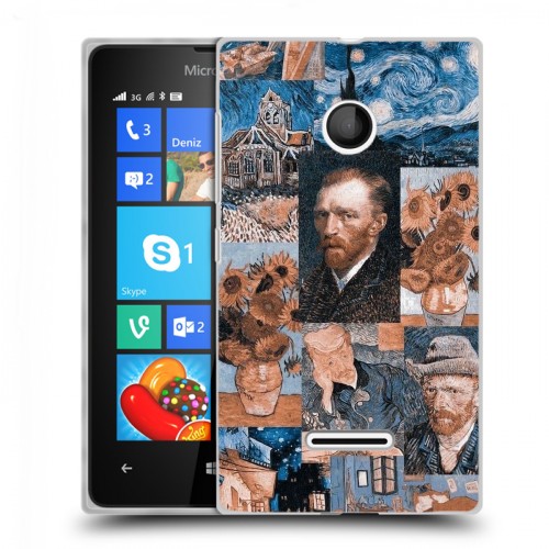 Дизайнерский пластиковый чехол для Microsoft Lumia 435 Коллаж