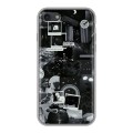 Дизайнерский силиконовый с усиленными углами чехол для Iphone 7 Коллаж