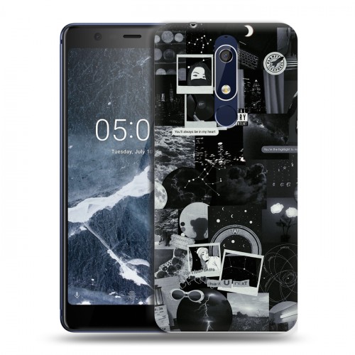 Дизайнерский пластиковый чехол для Nokia 5.1 Коллаж