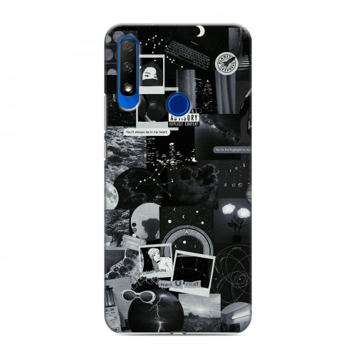 Дизайнерский силиконовый с усиленными углами чехол для Huawei Honor 9X Коллаж