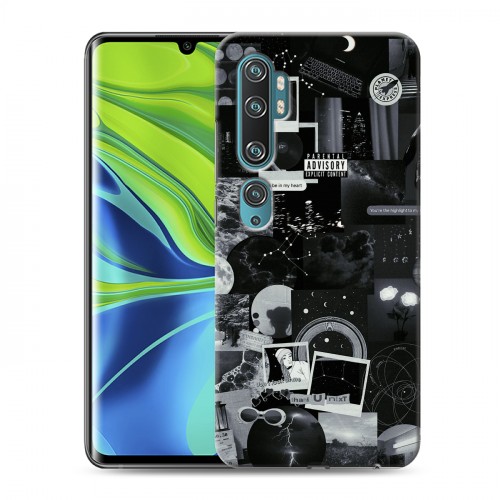 Дизайнерский силиконовый с усиленными углами чехол для Xiaomi Mi Note 10 Коллаж
