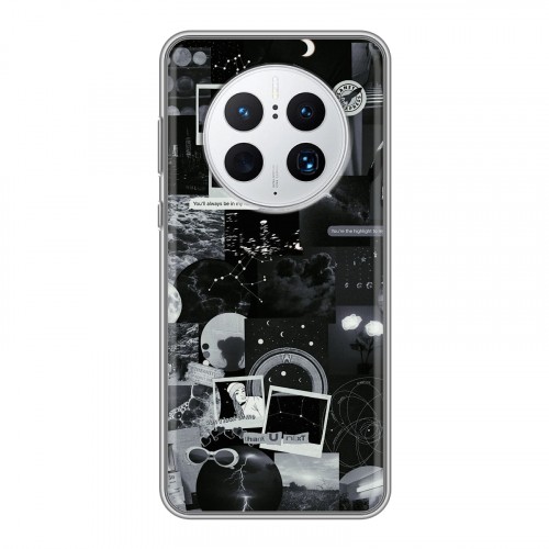 Дизайнерский силиконовый с усиленными углами чехол для Huawei Mate 50 Pro Коллаж