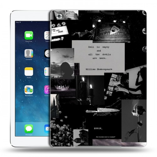 Дизайнерский силиконовый чехол для Ipad (2017) Коллаж