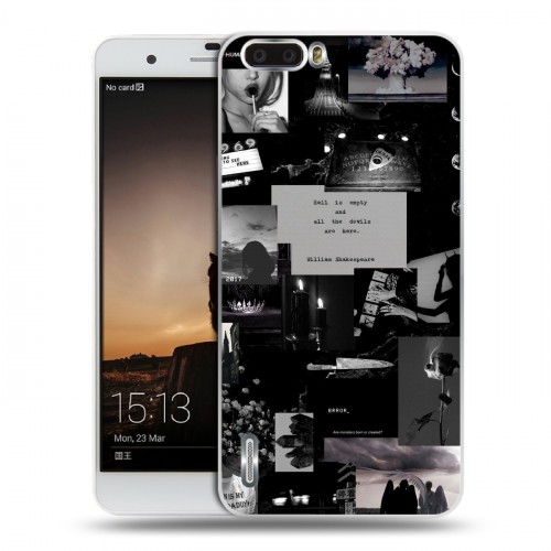 Дизайнерский пластиковый чехол для Huawei Honor 6 Plus Коллаж
