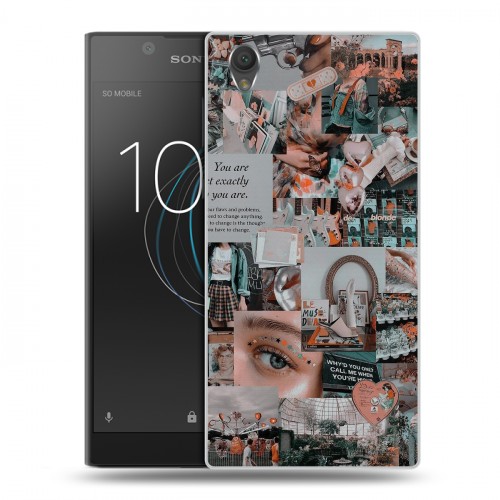 Дизайнерский пластиковый чехол для Sony Xperia L1 Коллаж