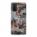 Дизайнерский пластиковый чехол для Huawei Honor 10X Lite Коллаж