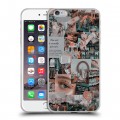 Дизайнерский силиконовый чехол для Iphone 6 Plus/6s Plus Коллаж