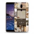 Дизайнерский пластиковый чехол для Nokia 7 Plus Коллаж