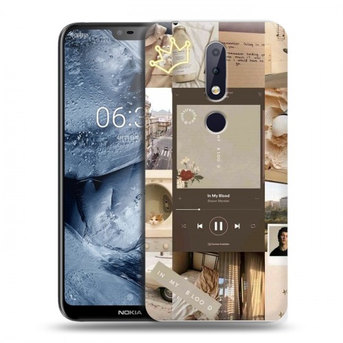 Дизайнерский силиконовый чехол для Nokia 6.1 Plus Коллаж