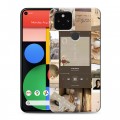 Дизайнерский пластиковый чехол для Google Pixel 5 Коллаж