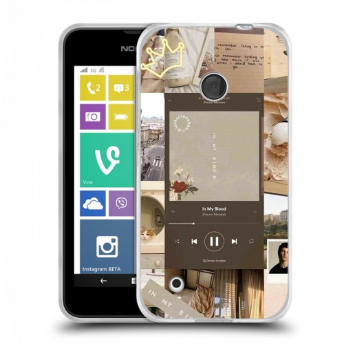 Дизайнерский пластиковый чехол для Nokia Lumia 530 Коллаж