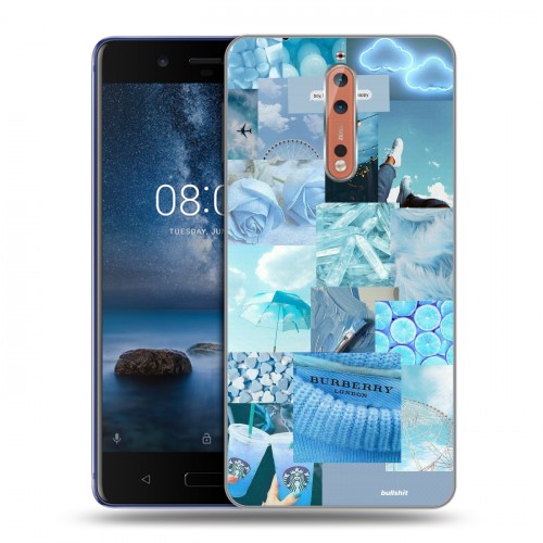 Дизайнерский пластиковый чехол для Nokia 8 Коллаж