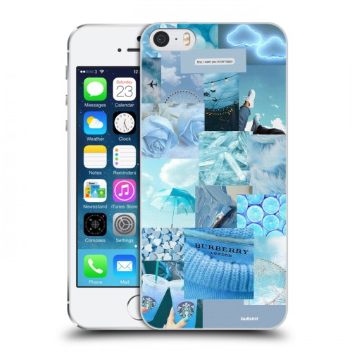 Дизайнерский пластиковый чехол для Iphone 5s Коллаж