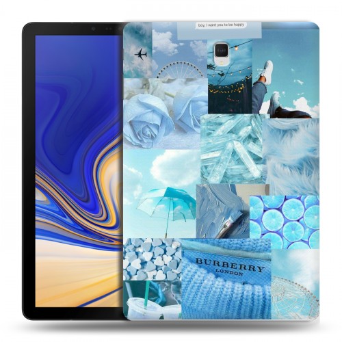 Дизайнерский силиконовый чехол для Samsung Galaxy Tab S4 Коллаж