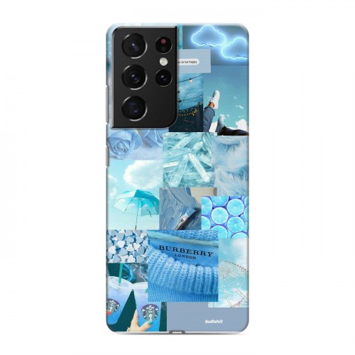 Дизайнерский пластиковый чехол для Samsung Galaxy S21 Ultra Коллаж