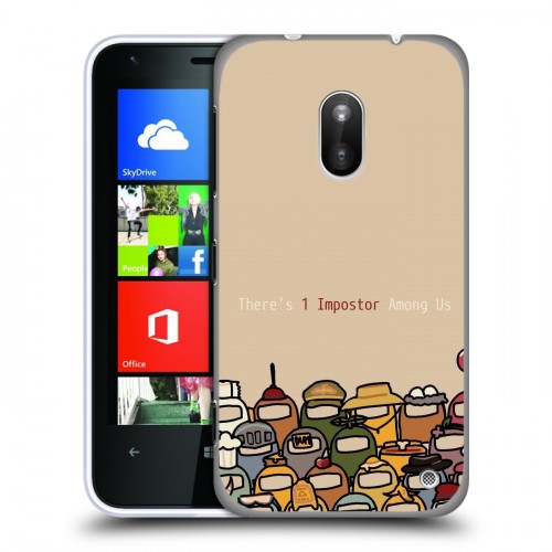 Дизайнерский силиконовый чехол для Nokia Lumia 620 Among Us